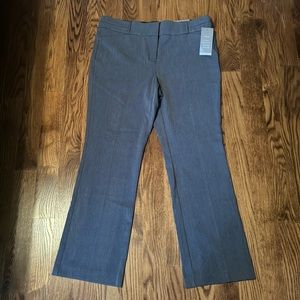 NWT Maurices Boot Cut Grey Dress Pants Size 16 Regular